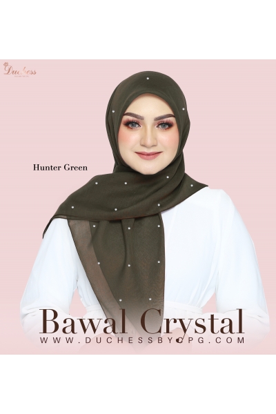 BAWAL CRYSTAL - HUNTER GREEN BAWAL CRYSTAL - HUNTER GREEN